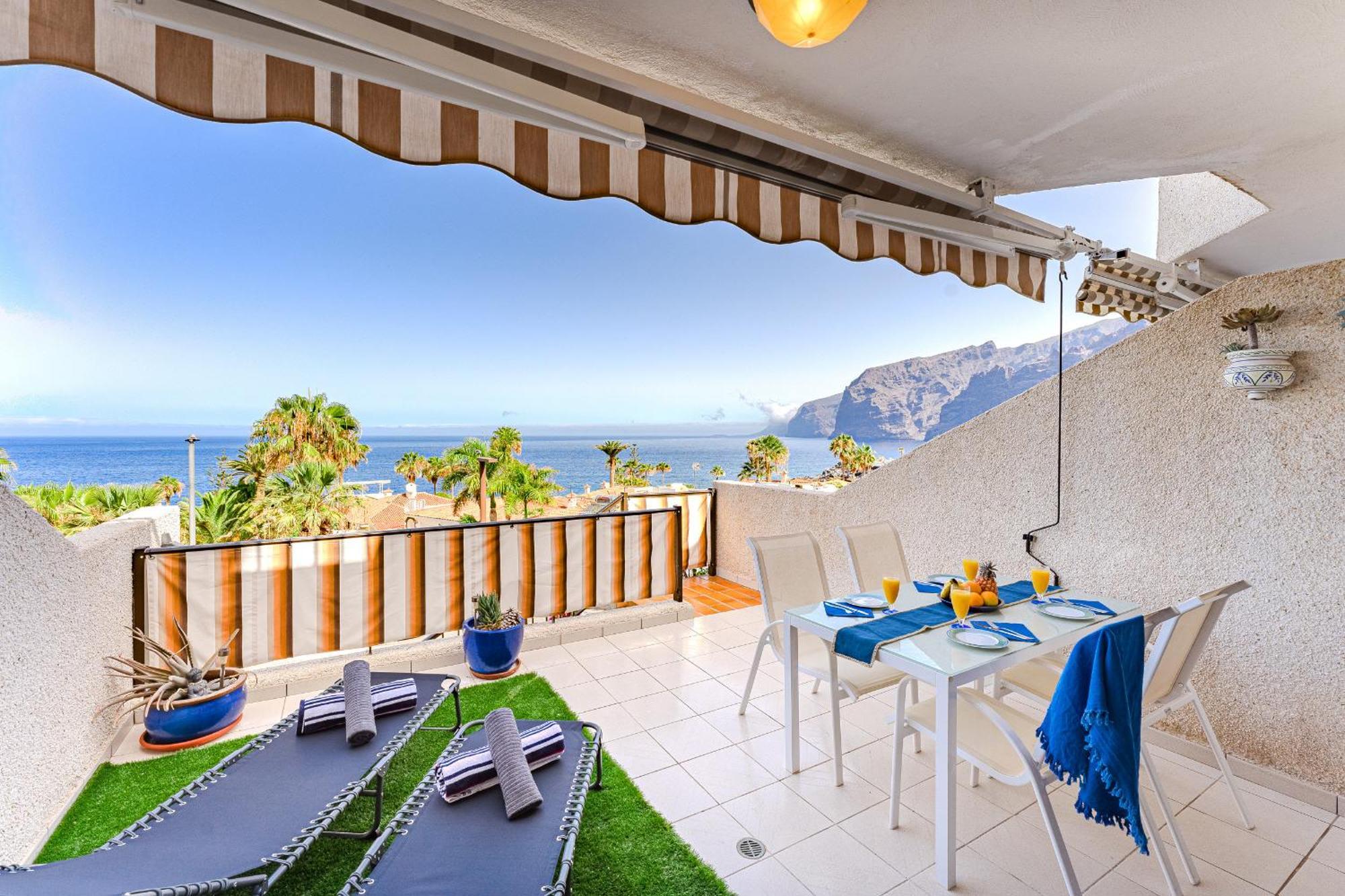 Sea View Apartment Deja Blue - Los Gigantes Puerto de Santiago  Exteriör bild